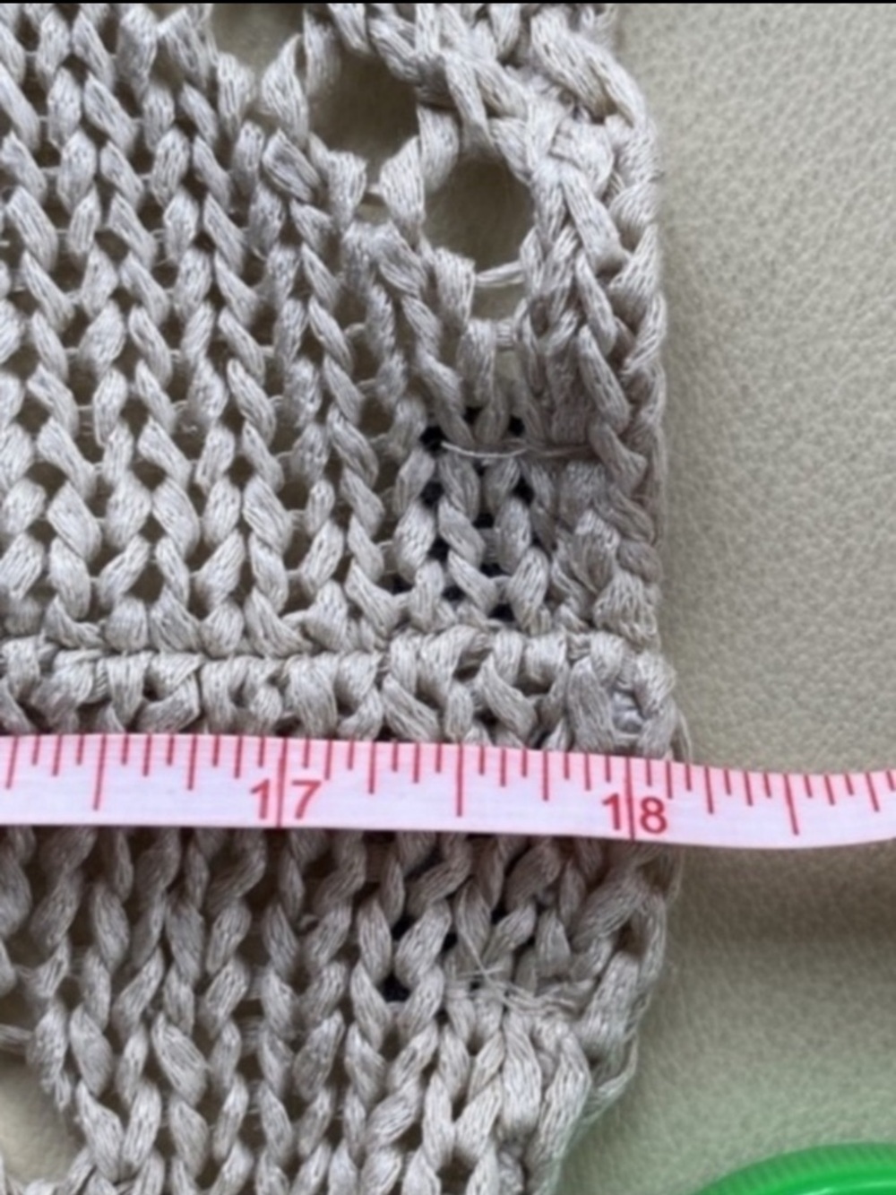 Cotton Open-Front Crochet Cardigan Sweater / shrug / wrap - Picture 13 of 16